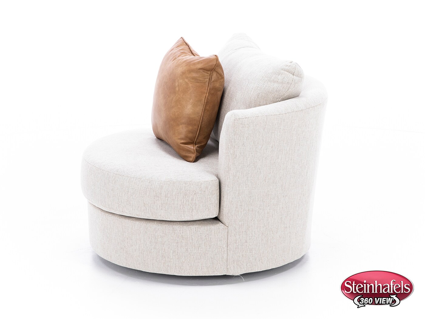 michael nicholas designs beige swivel chair  image z  