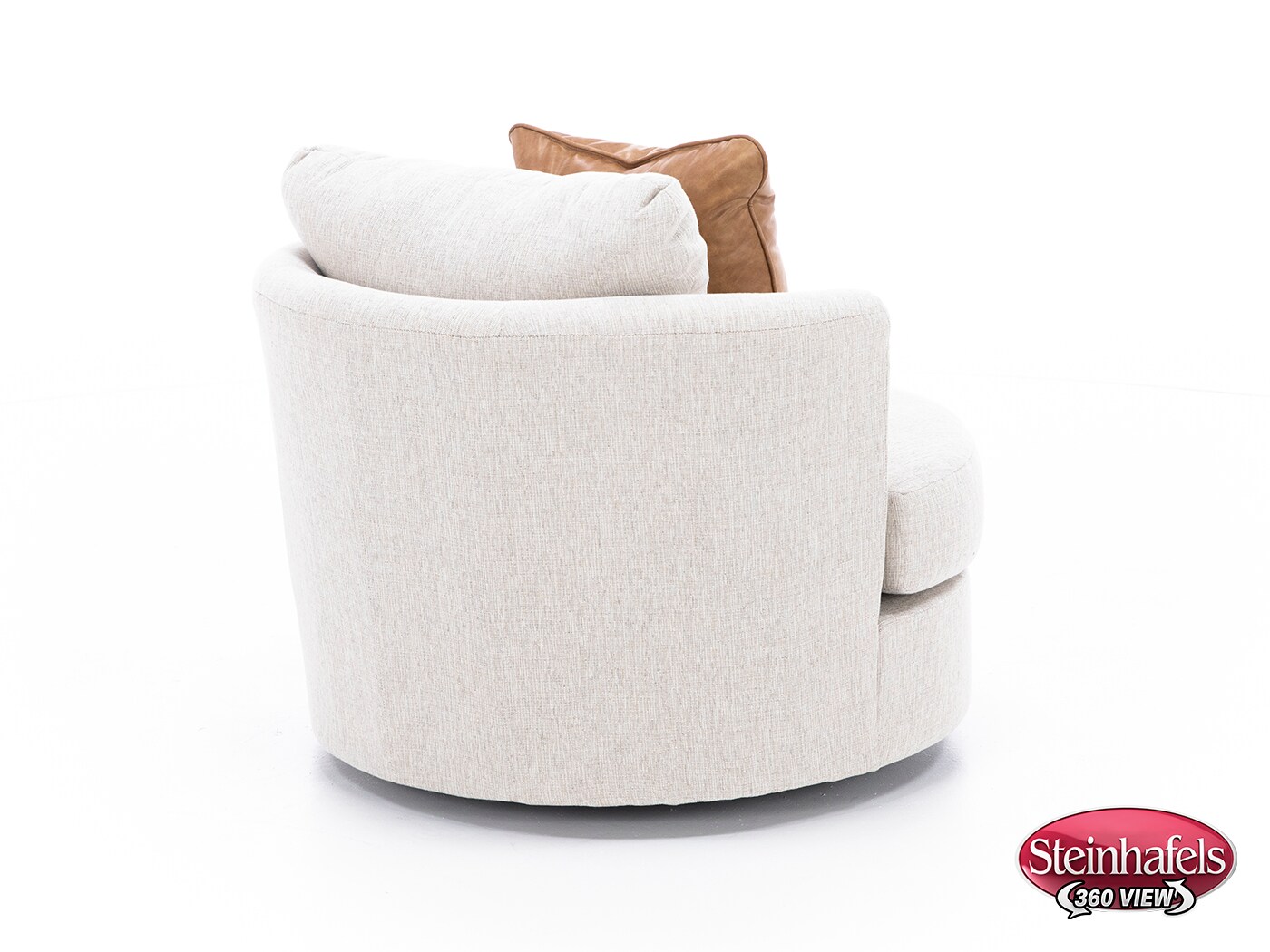 michael nicholas designs beige swivel chair  image z  