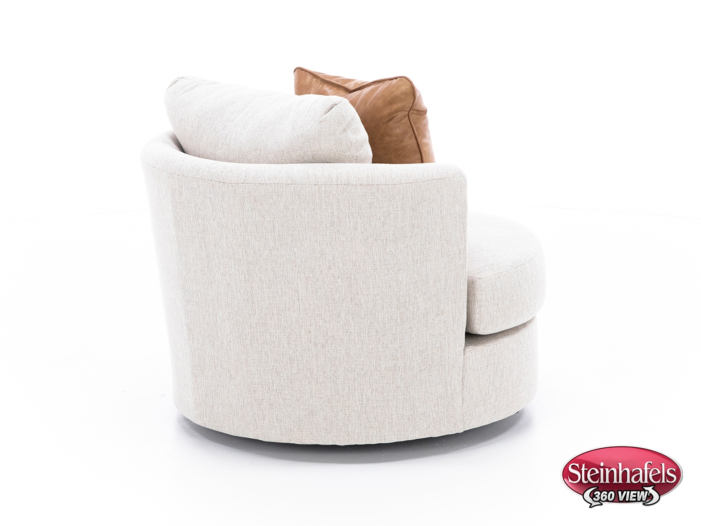michael nicholas designs beige swivel chair  image z  