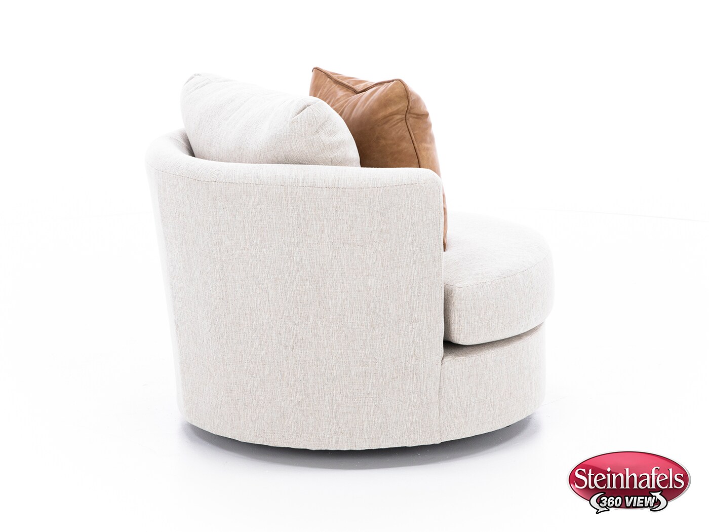 michael nicholas designs beige swivel chair  image z  
