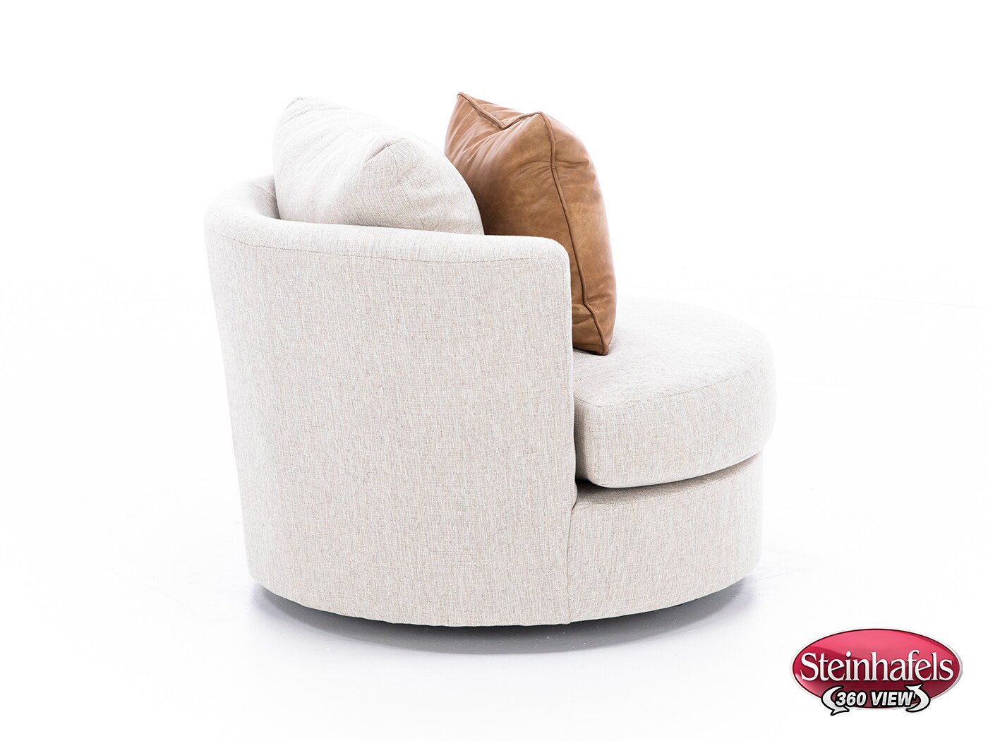 michael nicholas designs beige swivel chair  image z  