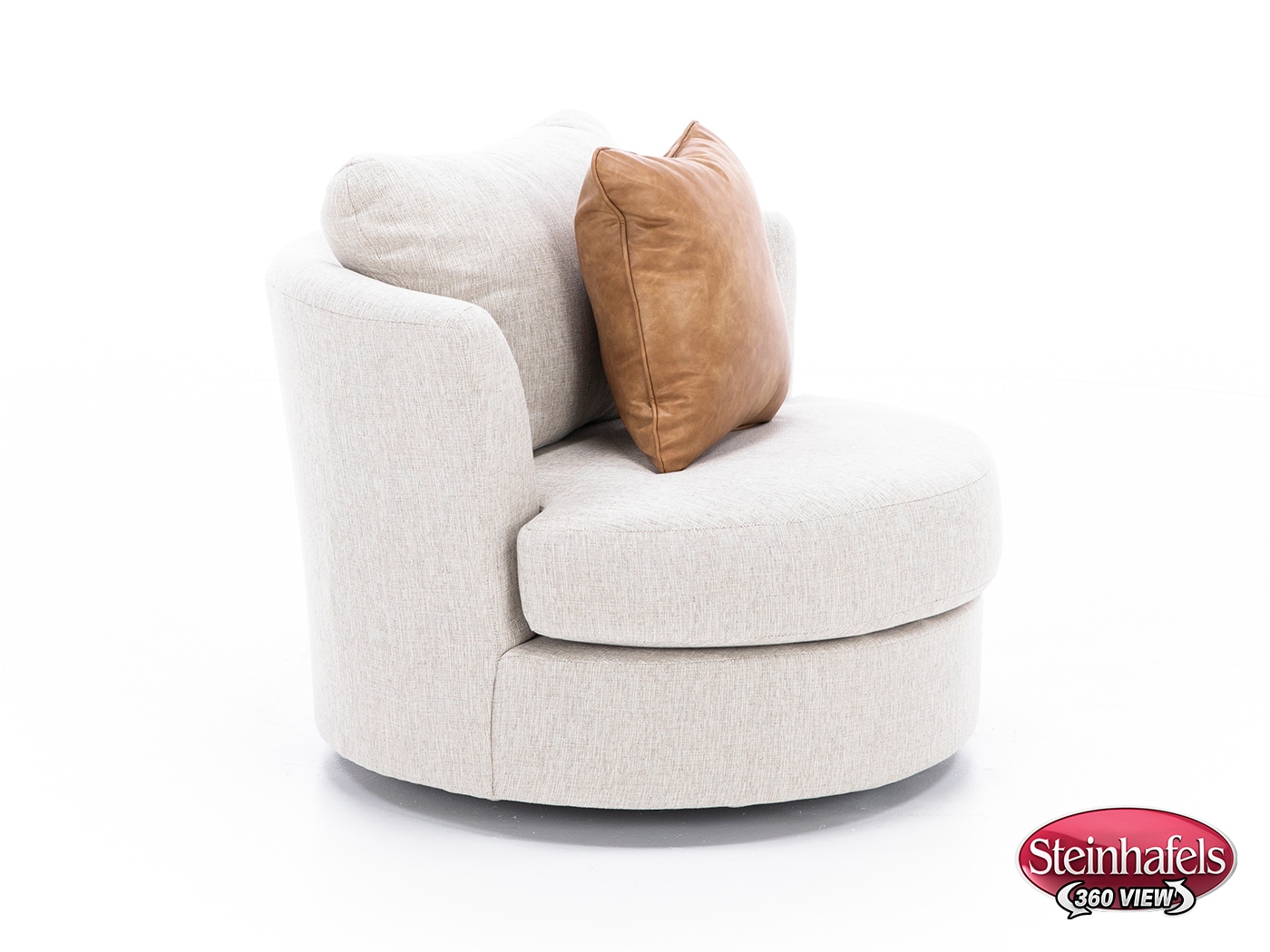 michael nicholas designs beige swivel chair  image z  