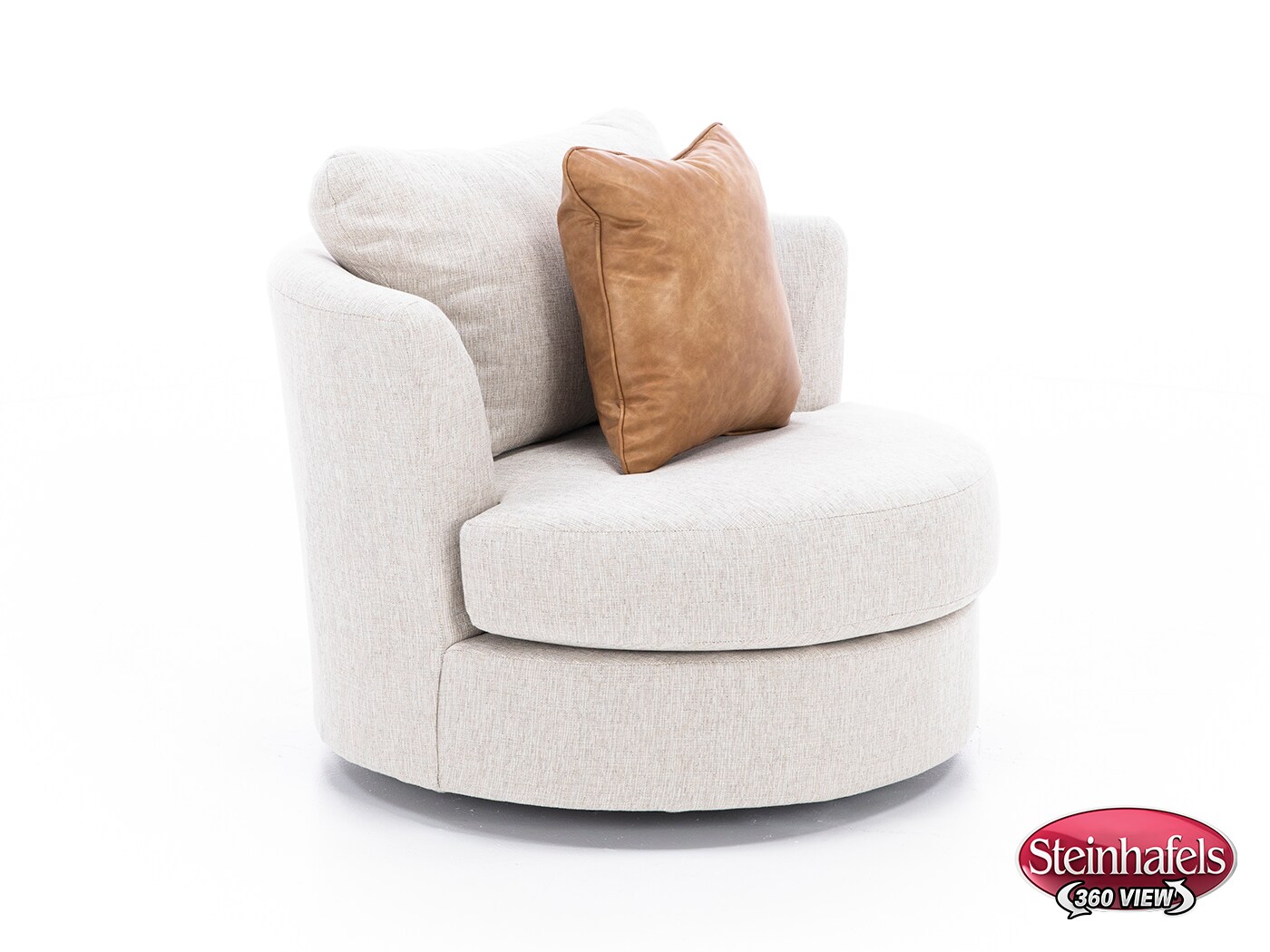 michael nicholas designs beige swivel chair  image z  