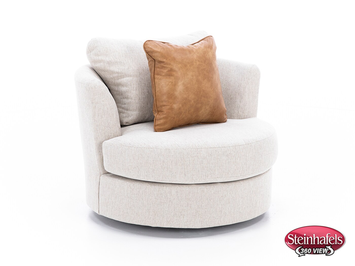 michael nicholas designs beige swivel chair  image z  
