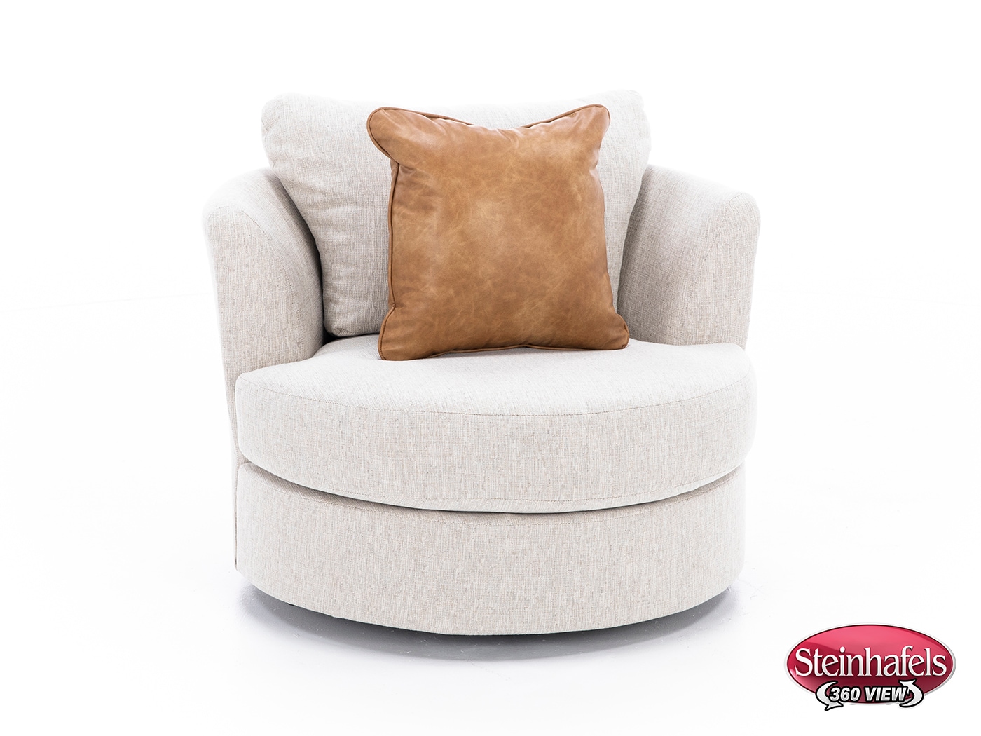 michael nicholas designs beige swivel chair  image z  