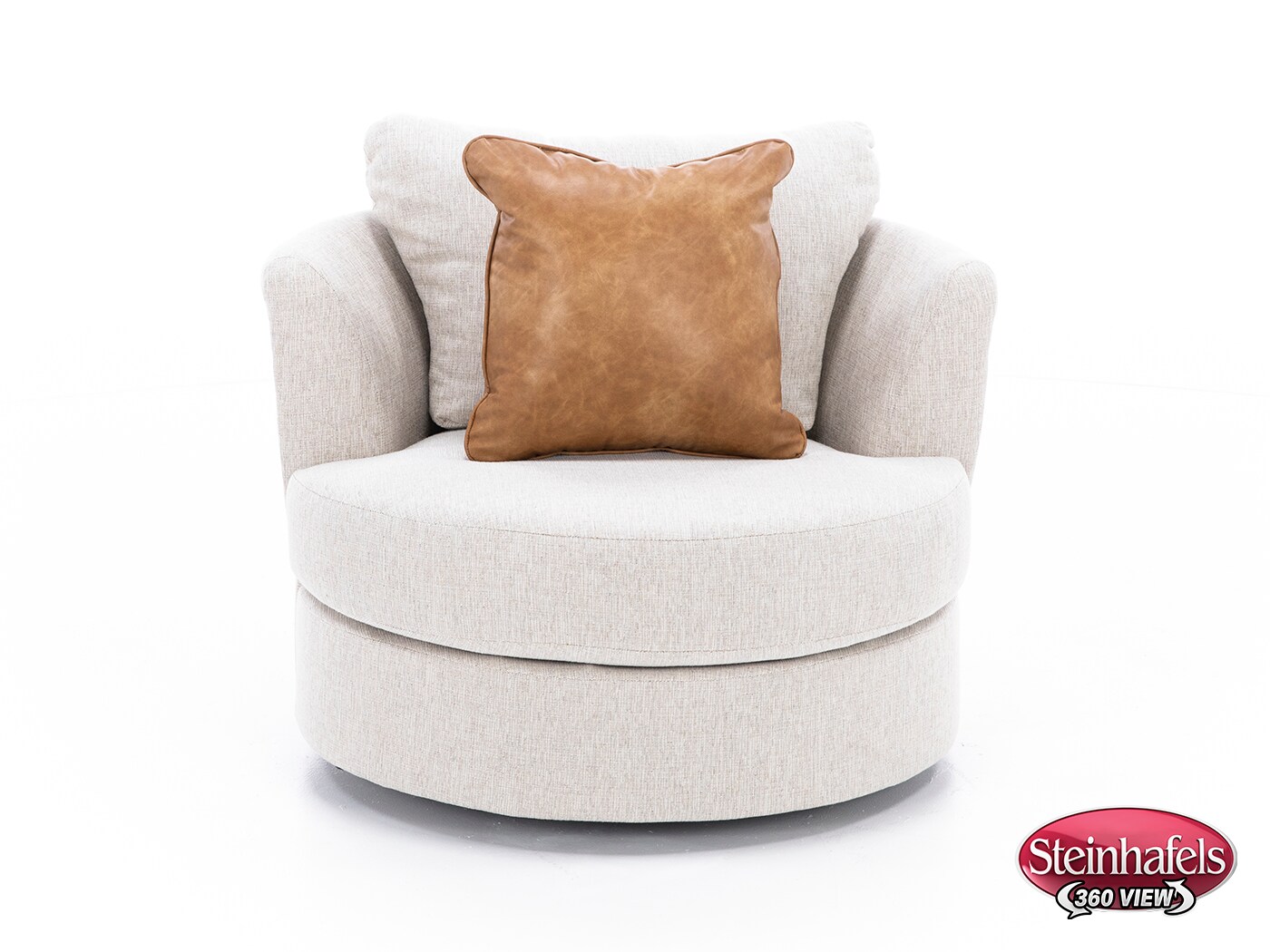michael nicholas designs beige swivel chair  image z  