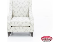 michael nicholas designs grey accent chair  image z  