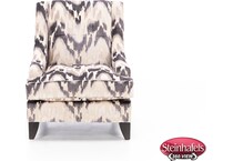 michael nicholas designs grey accent chair  image z  