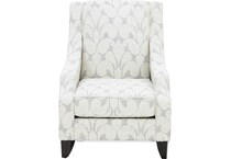 michael nicholas designs grey accent chair z  
