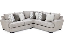 michael nicholas designs grey sta fab sectional pieces pkg  
