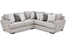 michael nicholas designs grey sta fab sectional pieces pkg  