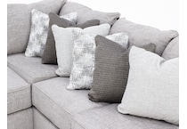 michael nicholas designs grey sta fab sectional pieces pkg  