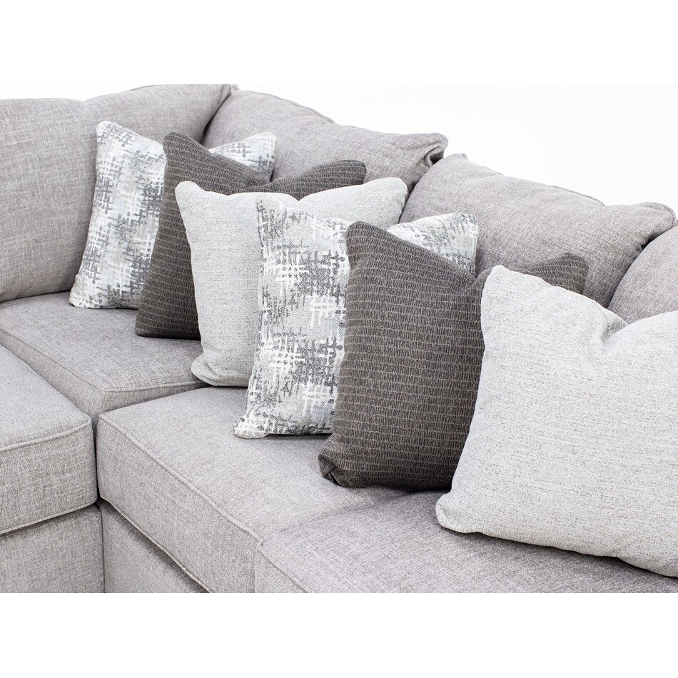 michael nicholas designs grey sta fab sectional pieces pkg  