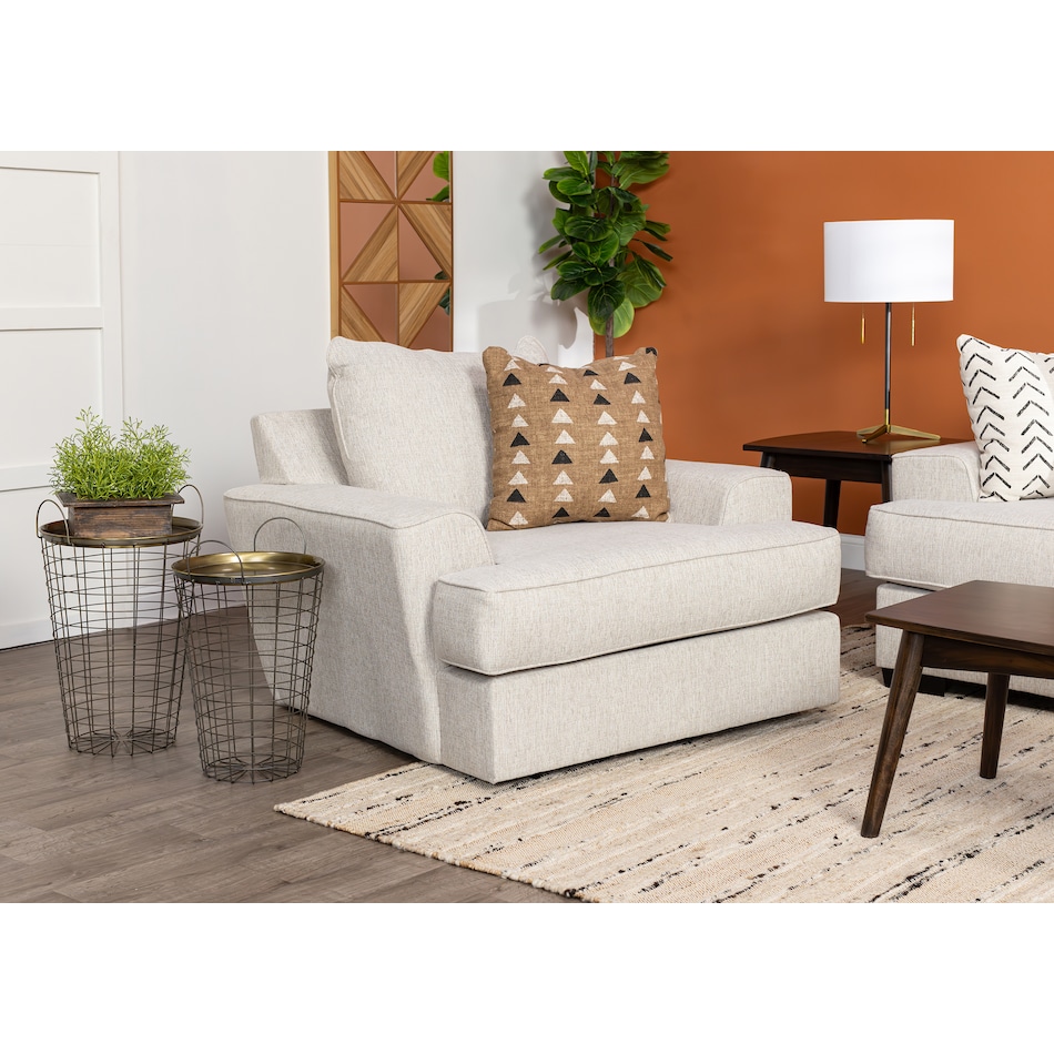 mndc beige chair and a half lifestyle image   