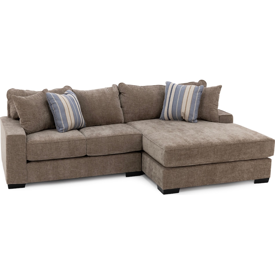 mndc brown sta fab sectional pieces zpkg  