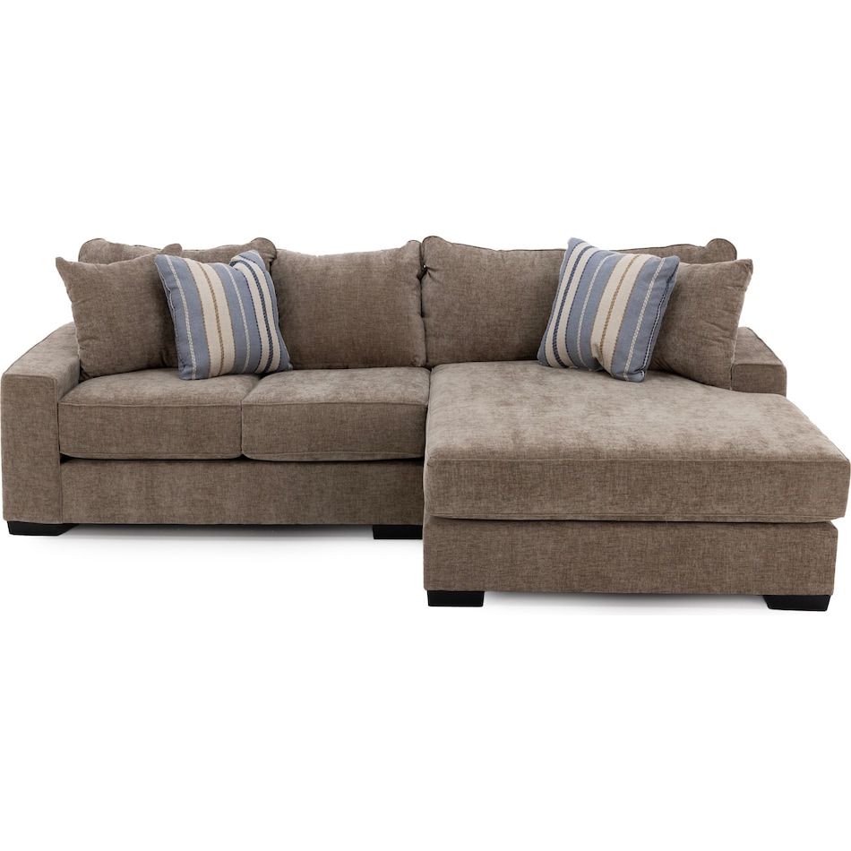 mndc brown sta fab sectional pieces zpkg  