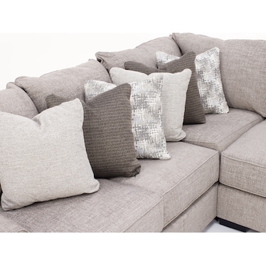 Fortune 3-Pc. Sectional In Fortune Stone