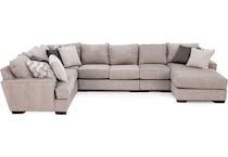mndc grey sta fab sectional pieces pkg  