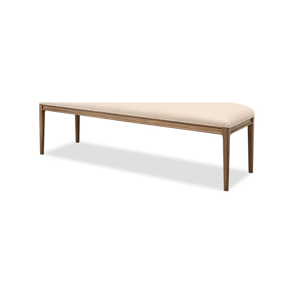modu beige inch standard seat height bench   