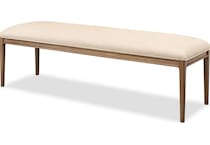 modu beige inch standard seat height bench   