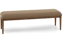 modu beige inch standard seat height bench   