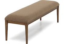 modu beige inch standard seat height bench   