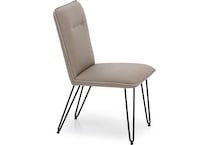 modu beige inch standard seat height side chair   