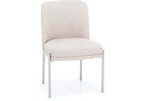 modu beige inch standard seat height side chair   