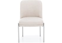 modu beige inch standard seat height side chair   