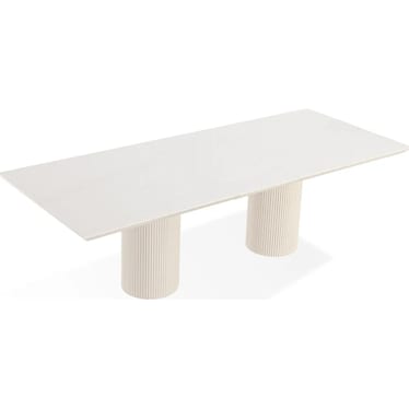 Opal 77-95" Sintered Stone Dining Table