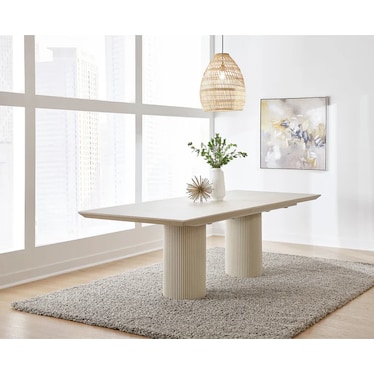Opal 77-95" Sintered Stone Dining Table