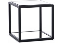 modu black end table ellis  