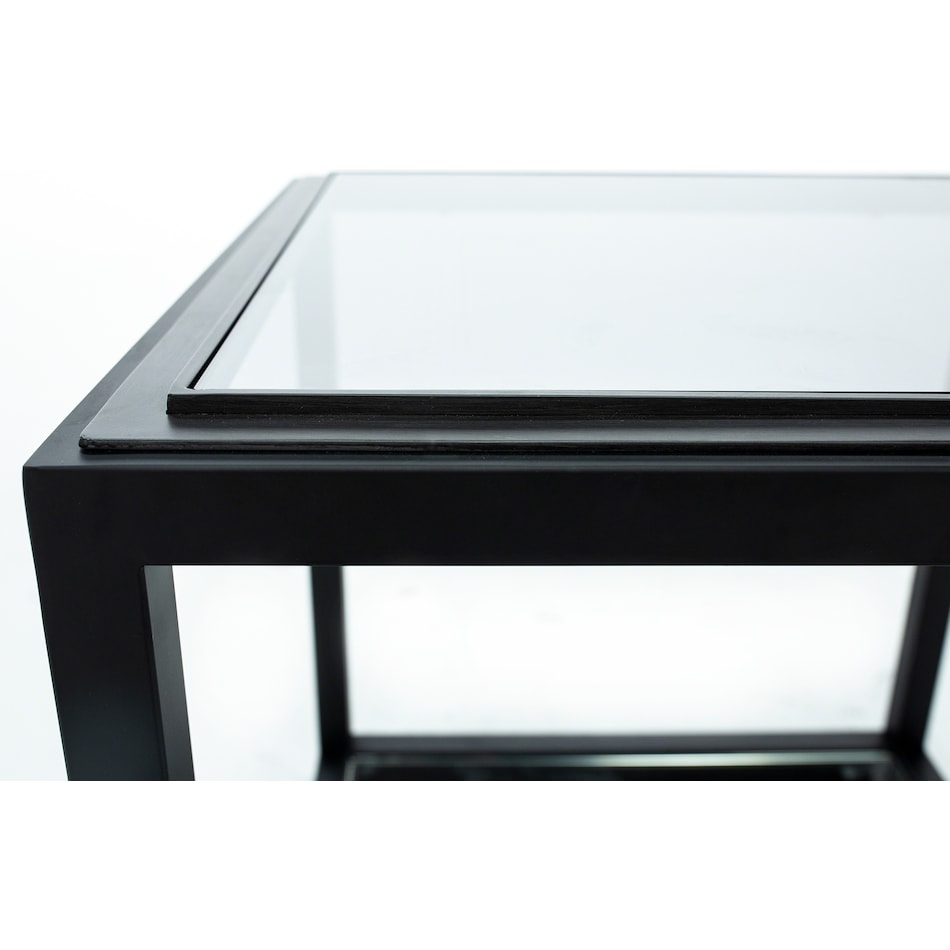 modu black end table ellis  