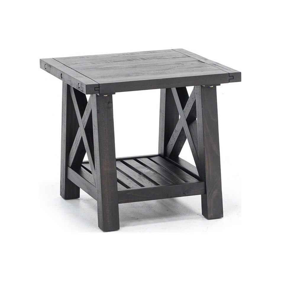 modu black end table yc  