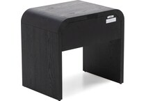modu black single drawer   