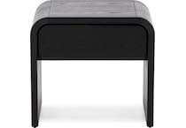 modu black single drawer   