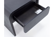 modu black single drawer   