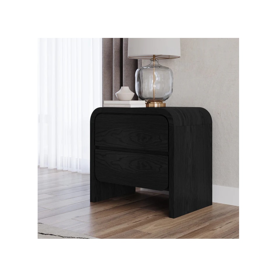 modu black two drawer   
