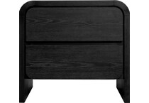 modu black two drawer   