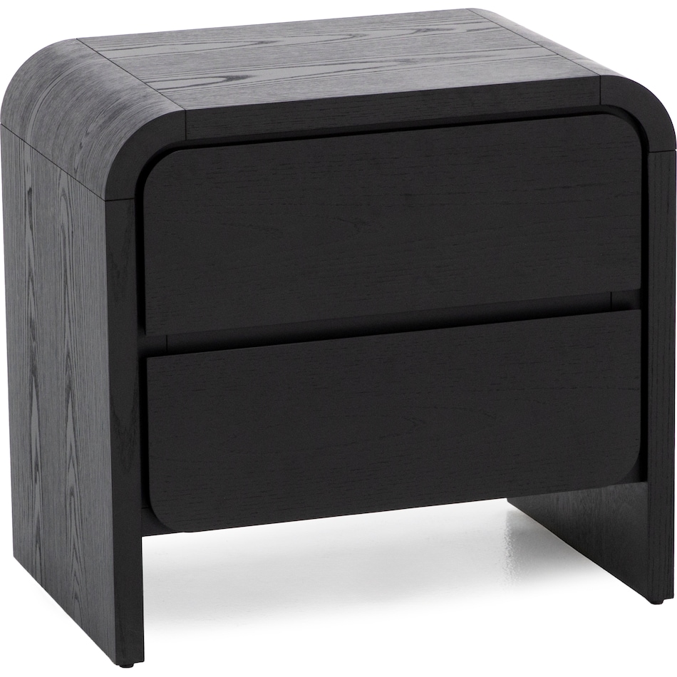 modu black two drawer   