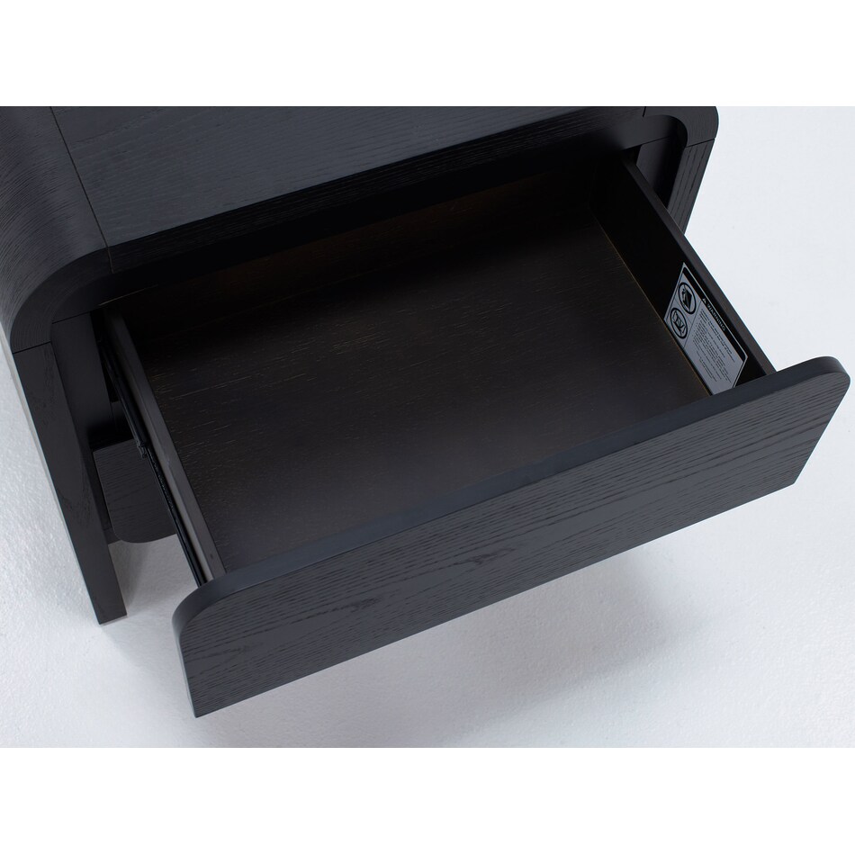 modu black two drawer   
