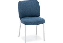 modu blue inch standard seat height side chair   