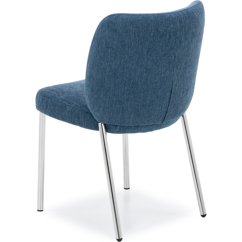 modu blue inch standard seat height side chair   