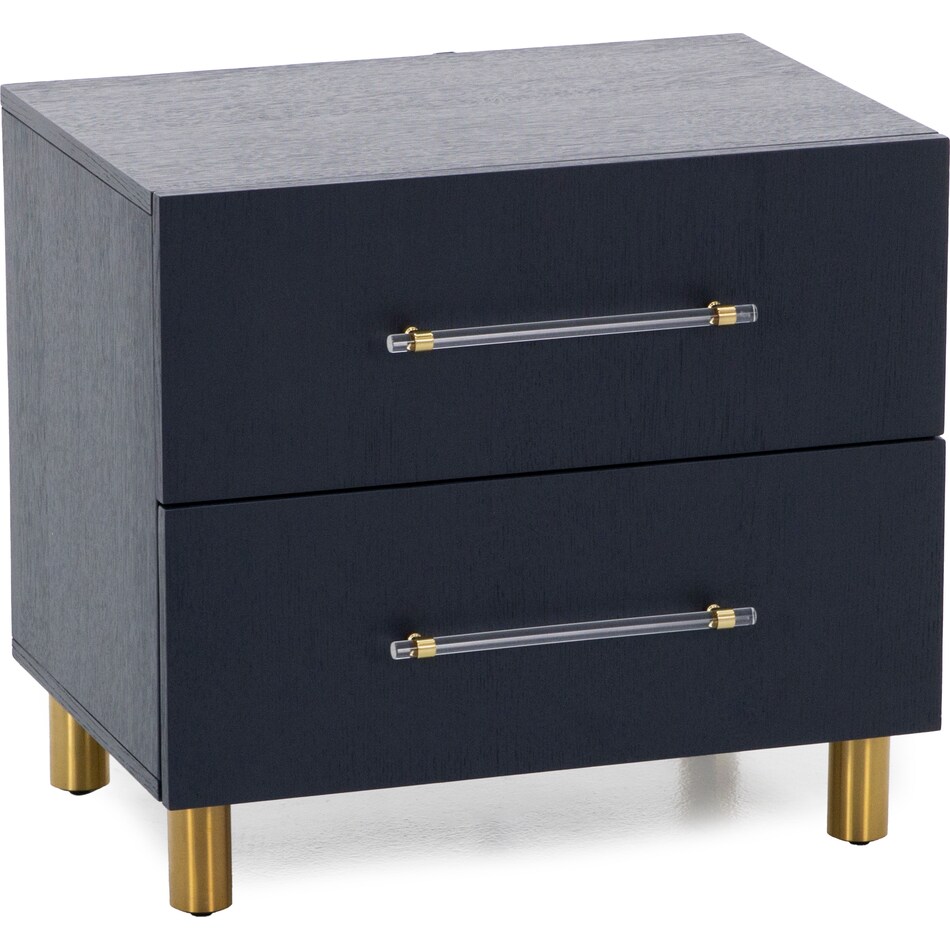 modu blue two drawer   