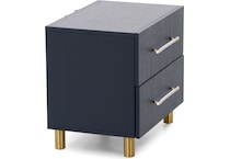modu blue two drawer   