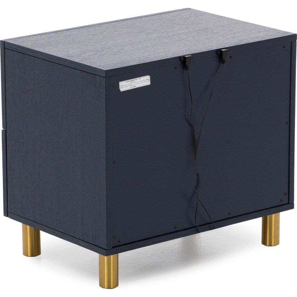 modu blue two drawer   