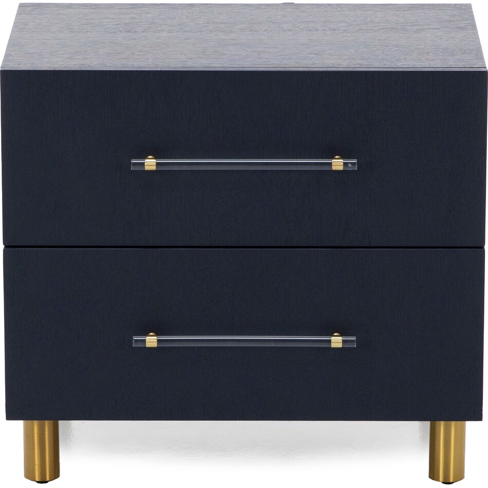 modu blue two drawer   