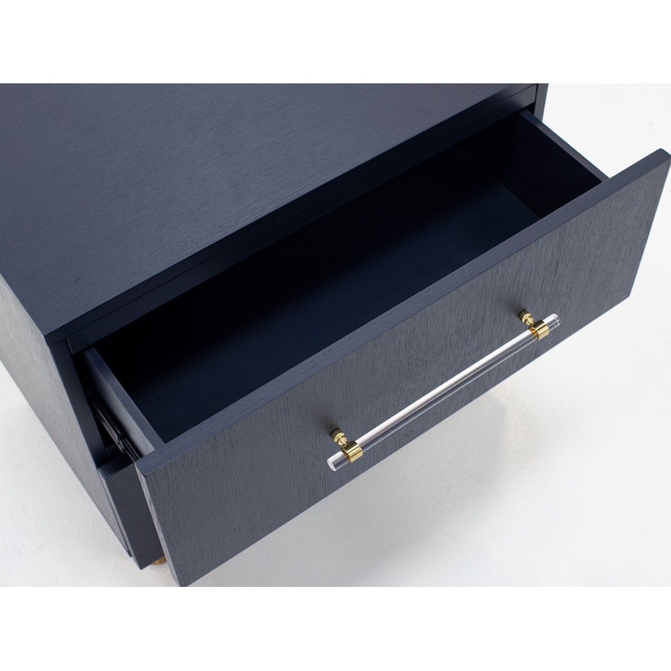 modu blue two drawer   