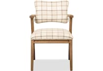 modu brown inch standard height arm chair   