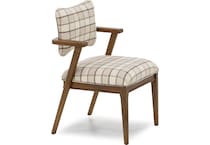 modu brown inch standard height arm chair   